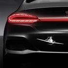 Three Ratels TZ-411 7.9 на 25 5.1 на 16см 1-5 шт Истребитель к 9 мая стикеры наклейки на авто наклейки на автомобиль на День Победы