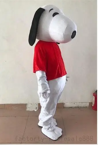 

New Adult Cute Deluxe Red Dog Party Mascot Costume Christmas Fancy Dress Halloween Mascot Costume Free Ship