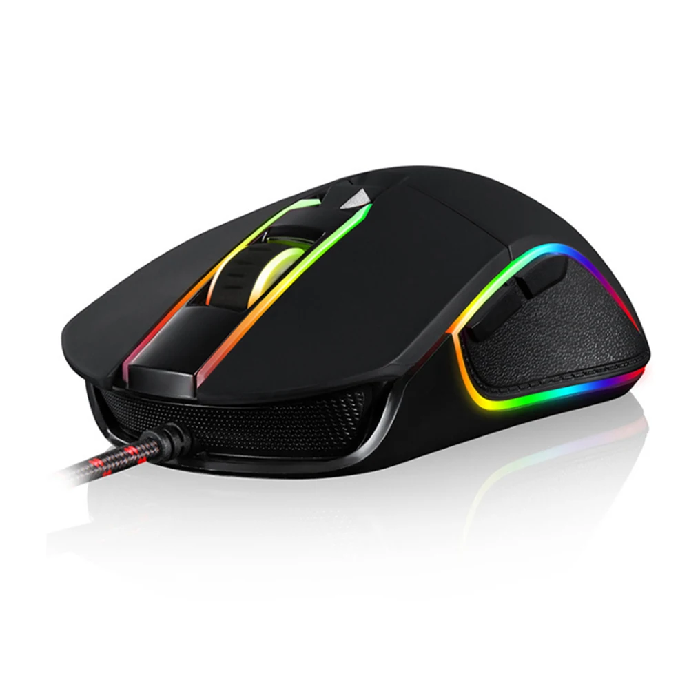 Motospeed V30 USB 3 0 Проводная оптическая игровая мышь с подсветкой 6 кнопок 3500 точек/дюйм