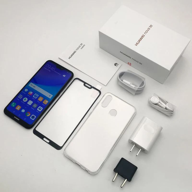 Huawei p20 lite Nova 3e 4G 64G мобильный телефон с восьмиядерным процессором 5 84 дюйма 3000 мАч