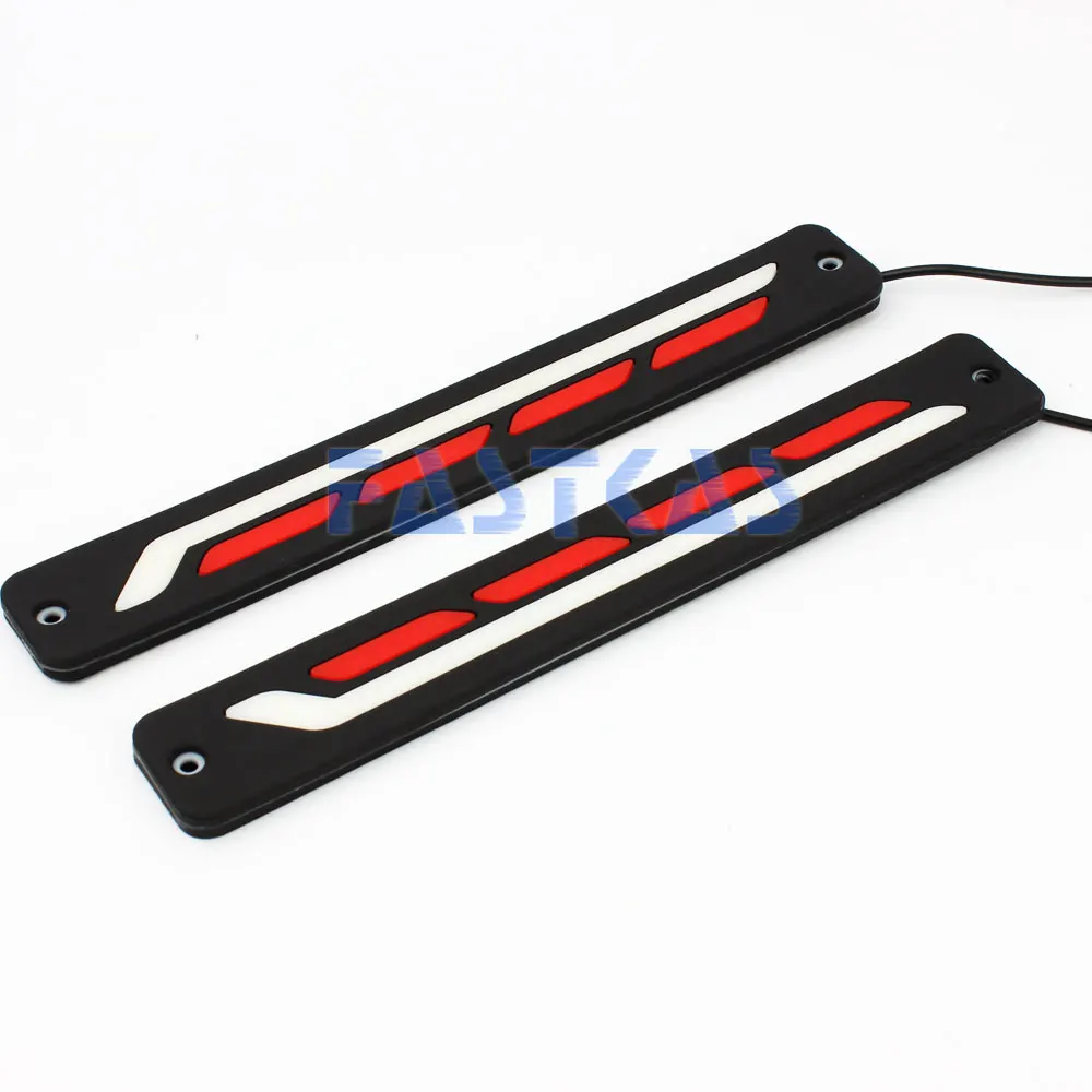 Светодиодный дневный ходовой светильник DRL 100% водонепроницаемый белый красный