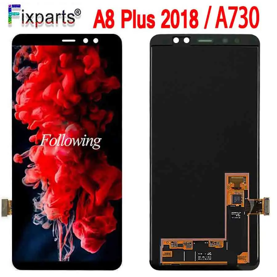 

6,0 "для SAMSUNG A8 Plus 2018 LCD A730 A730F SM-A730F дисплей сенсорный экран дигитайзер в сборе Замена для SAMSUNG A730 LCD