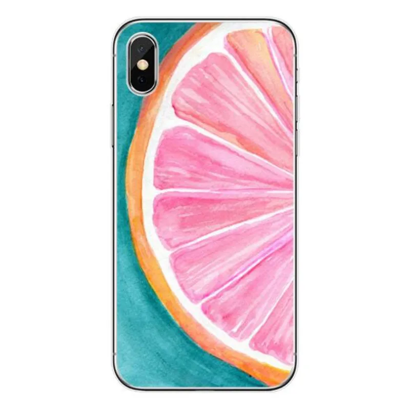 UVR Cartoon Fruits Watermelon Lemon Phone Case For Iphone X 8 7 6 Plus Animal Mobile Cases Back Cover Capa Bag |