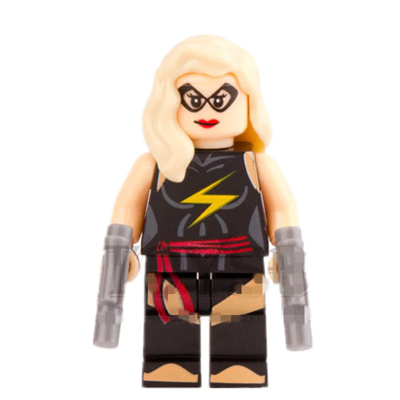 Одна распродажа капитан Марвел мисс Carol Danvers minifig Marvel супергерои Мстители сборные