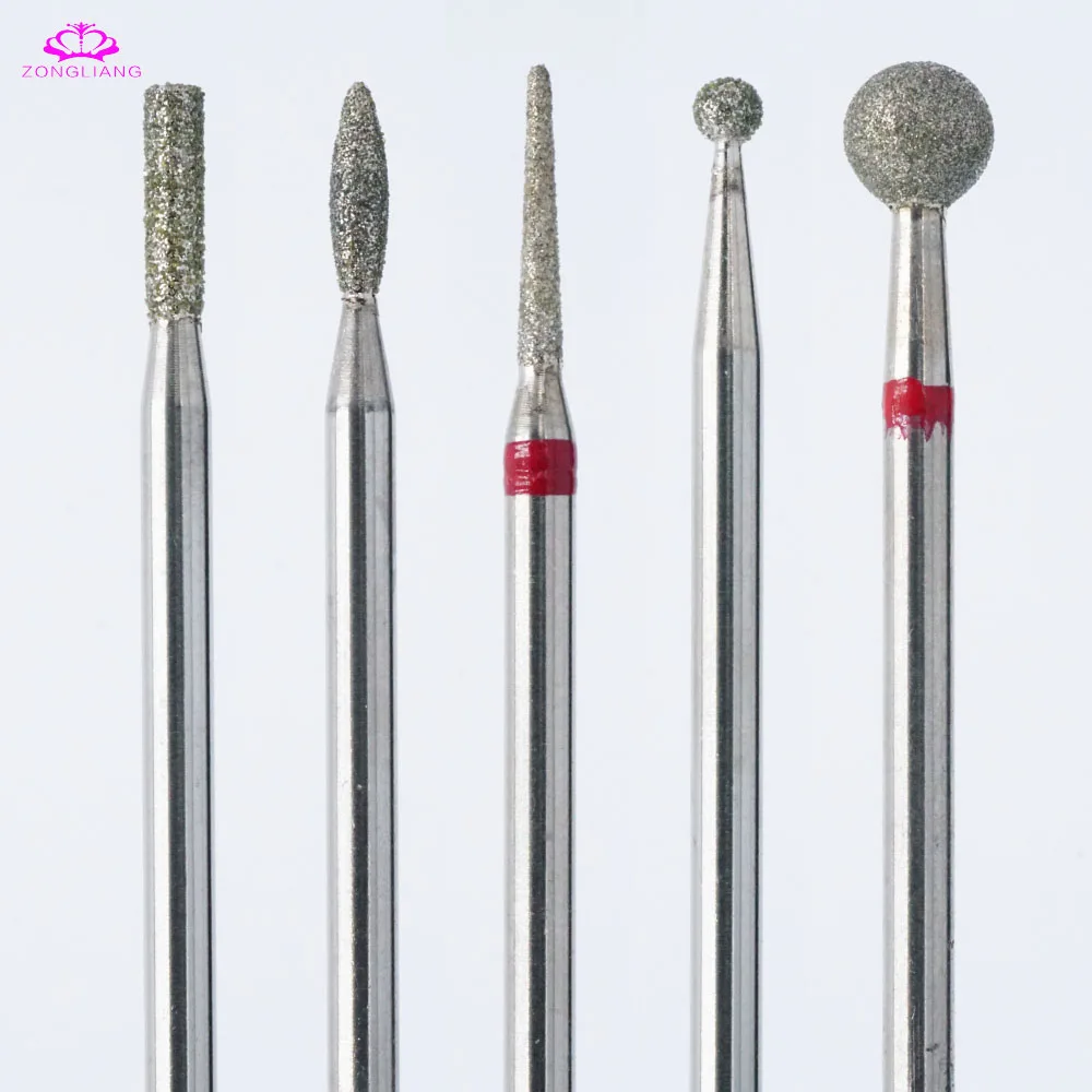 5pcs of 1 set Набор для маникюра кутикулы фреза для ногтей карбидные сверла маникюрные фрезы для маникюра ногтей бит Фрезер для маникюра и педикюра, фрезер аппарат - Color: 5pcs of 1 set