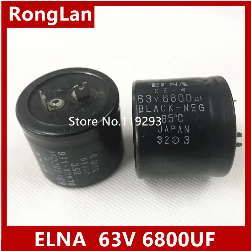[BELLA]ELNA оригинальный аутентичный ранний японский 63V 6800 мкФ 10 шт./лот|lot glasses|lot mp3lot baby