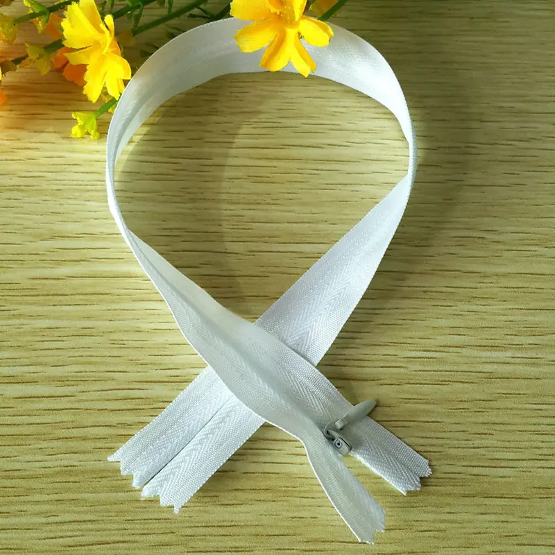 5pieces/lot white / black Invisible Zippers 40cm Nylon for Sewing DIY Cushion Covers Ziper Garment Accessories | Дом и сад