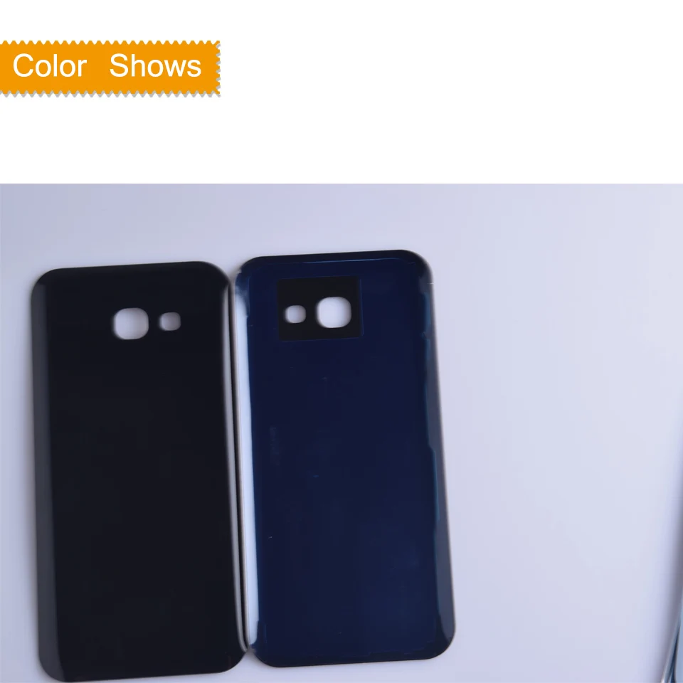 Для Samsung Galaxy A5 A520 A520F SM-A520F корпус крышка батареи задняя крышка чехол задняя дверь шасси A5 замена корпуса - Цвет: Black no gift