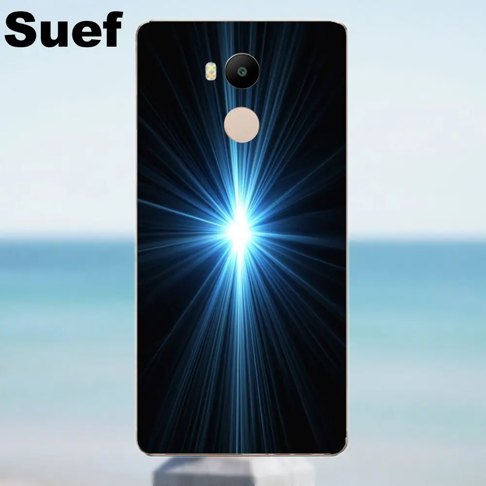 Suef синий свет абстрактный 3d ТПУ новый стиль для Xiaomi Redmi 4 3 3S Pro Mi3 Mi4 Mi4i Mi4C Mi5 Mi5S Mi Max Note