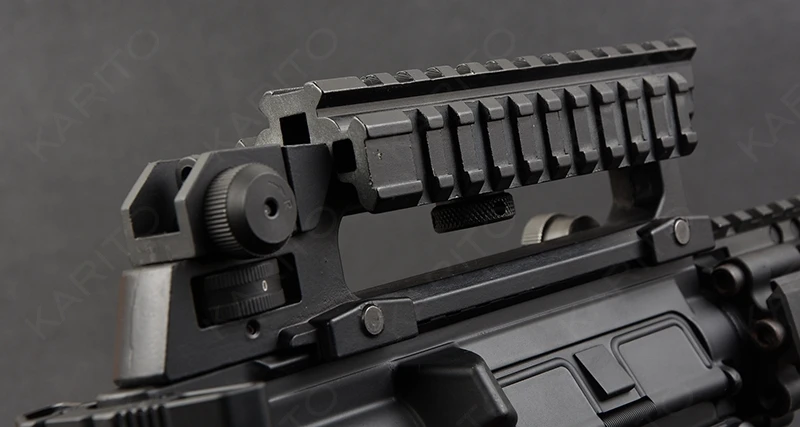 M4 M16 Carbine Scope Picatinny Mount Base алюминиевая трехсторонняя 20 мм черная Спарта для охоты