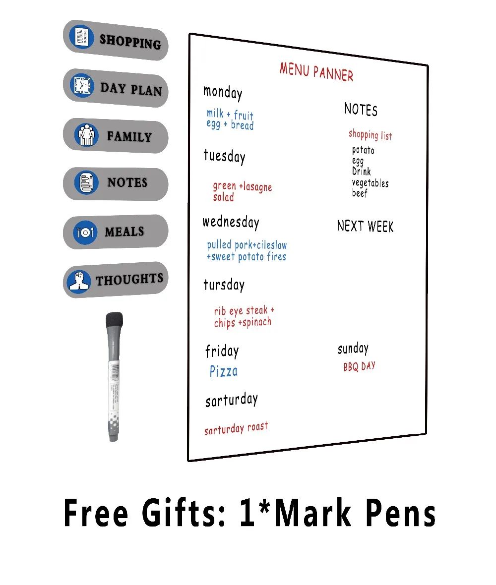 Магнитная доска для сухого стирания белая формата А4 толщиной 0 5 мм кухни