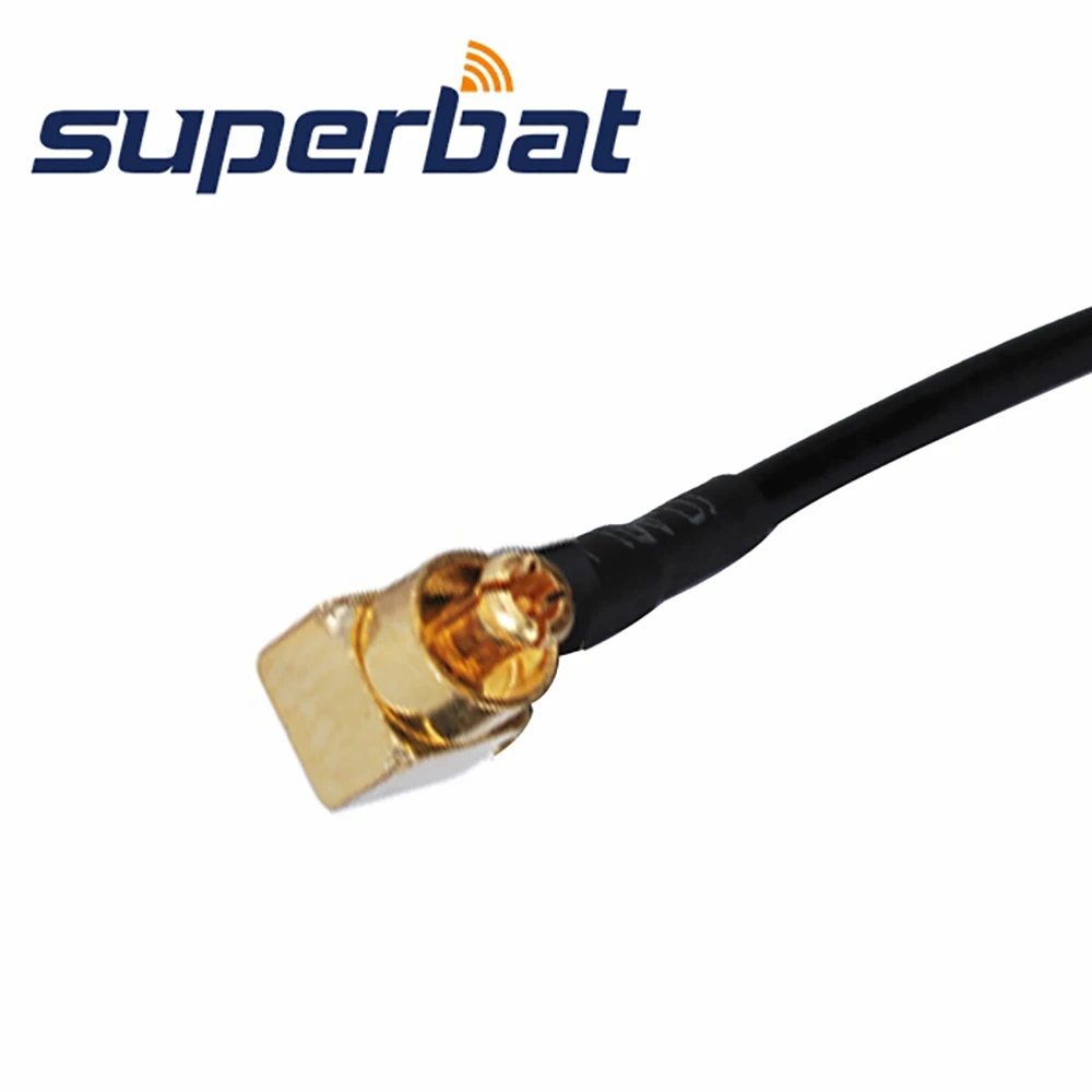 Superbat mc карта разъем под прямым углом к гнезду SMA перегородка кабель отрезок RG174 RF