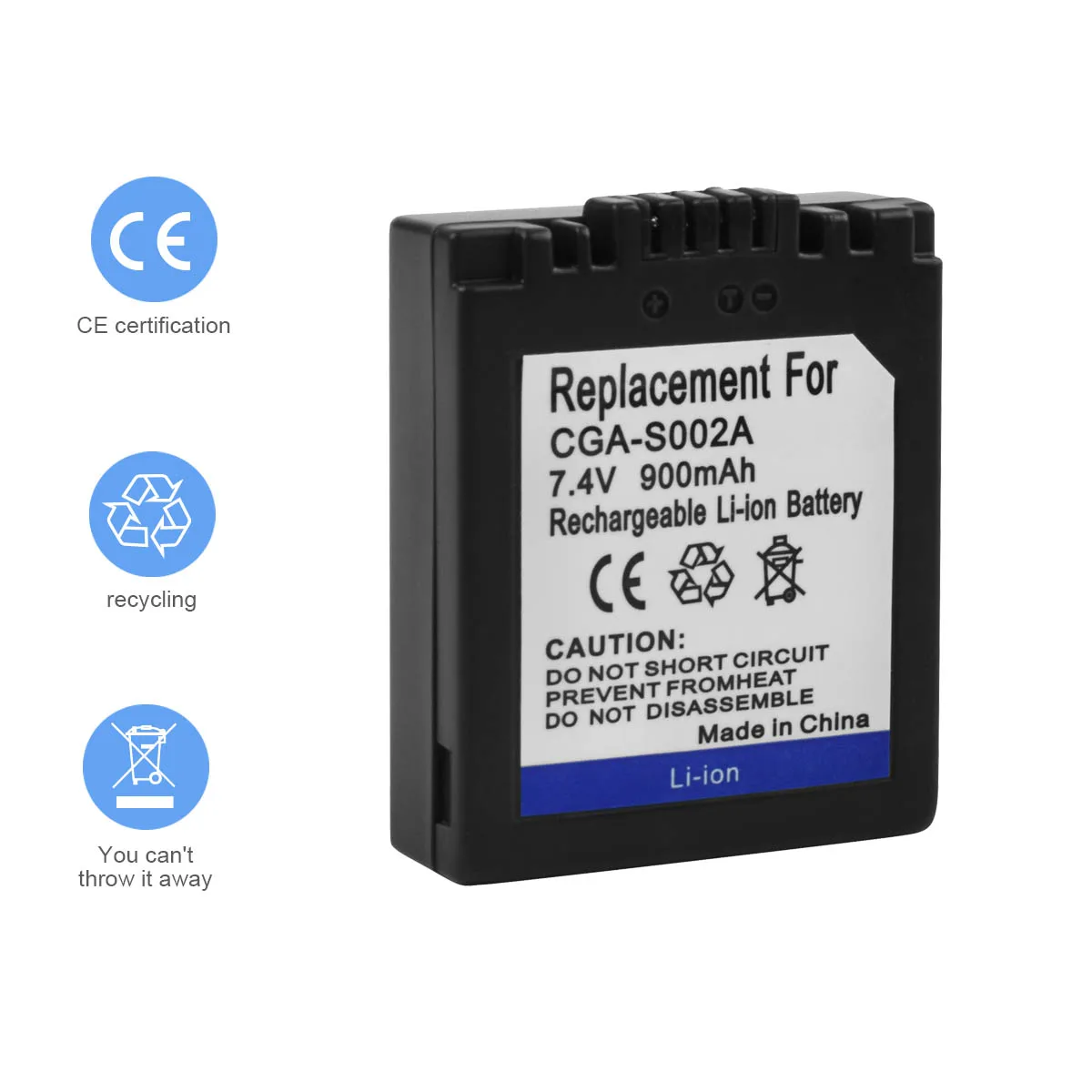 2 х 900 mAh CGA-S002 CGAS002 CGA S002 Камера Батарея + ЖК-дисплей Зарядное устройство для Panasonic