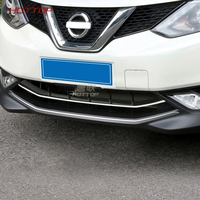 Подходит для NISSAN QASHQAI Передняя решетка решетки ACCENT Крышка нижняя сетка Отделка Стильный Молдинг