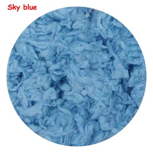 SKy Blue Шерсть наполнитель Подушка Одеяло Новорожденные реквизиты для фона фотографии студия фотографии Aided моделирование наполнитель корзина писк - Цвет: SKy Blue