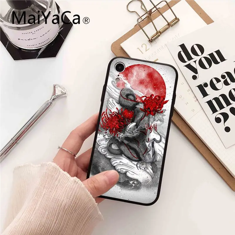 Maiyaca самурайский чехол для iPhone 8 7 6 6S Plus X XS MAX 5 5S SE XR 10 Fundas Capa | Мобильные телефоны и