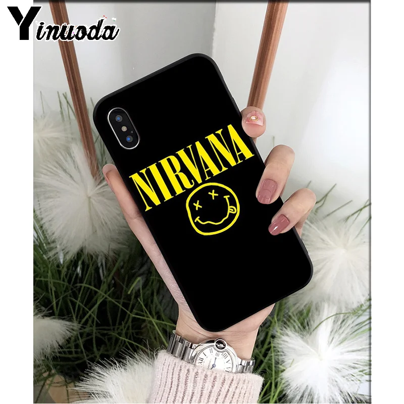 A14 Yinuoda Nirvana Kurt Cobain высококачественный чехол для телефона для iPhone 8 7 6 6S Plus 5 5S SE XR X XS MAX Coque Shell - Цвет: A14