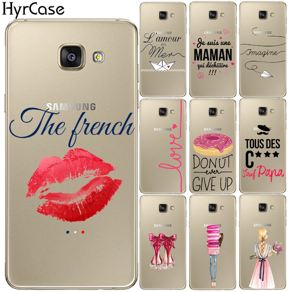 Macarons любовь Губы Поцелуй Узор Жесткий пластиковый Чехол для телефона Coque Samsung Galaxy