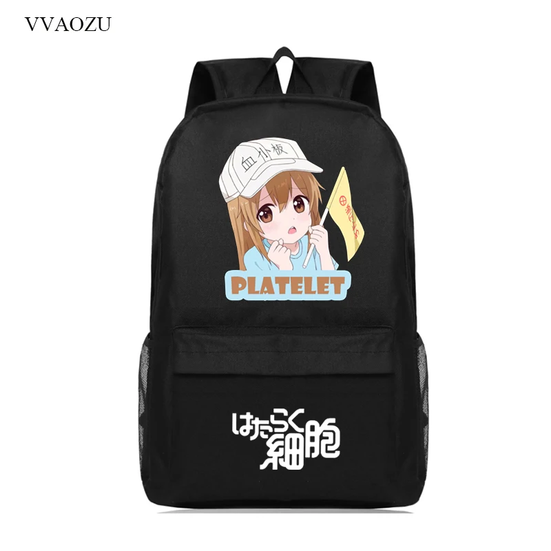 

Сумка через плечо Hataraku Saibou Anime COS, рюкзак с ячейками для работы, Оксфорд, Подростковый ранец для девочек и мальчиков, дорожная сумка для ноутб...