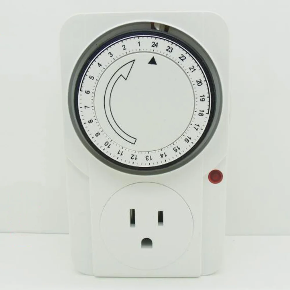 Американский стандарт 15 А 125 в машинный переключатель защита для детей 24 часа