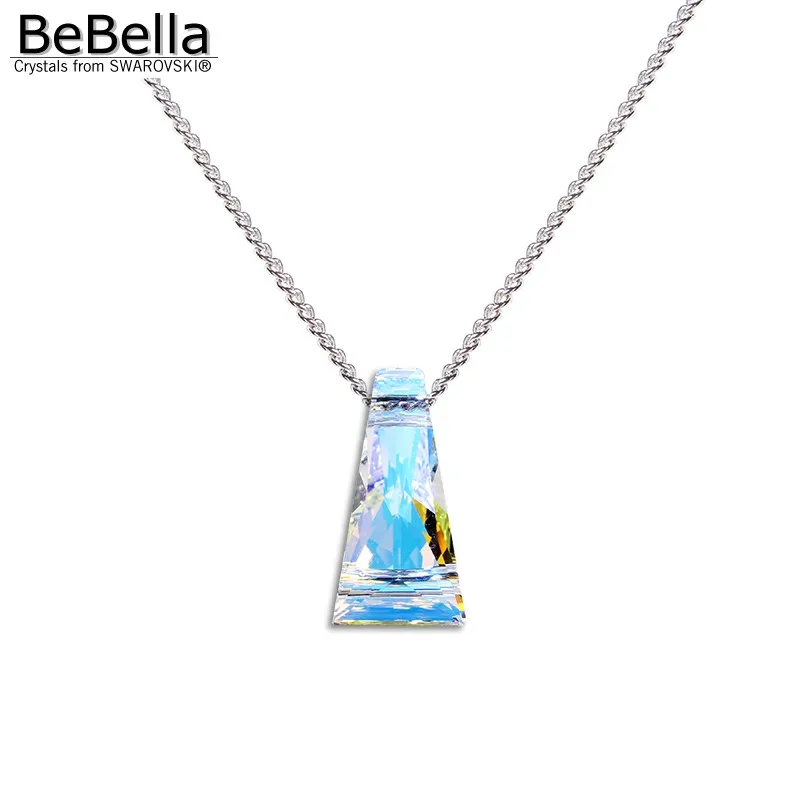 BeBella Keystone бисера кулон с кристаллом геометрической формы ожерелья сделаны