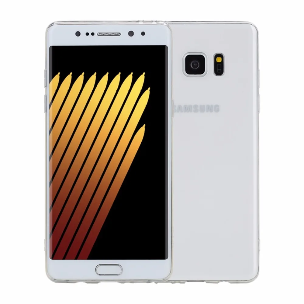 Прозрачный чехол для Samsung Galaxy Note 3 4 5 6 S3 S4 S5 S6 S7 edge C5 C7 E5 E7 мягкие ультра тонкие