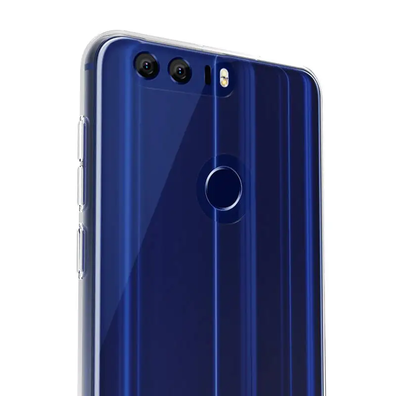 Чехол для Honor 8 FRD-L19 чехол Huawei силиконовый мягкий прозрачный телефона из ТПУ FRD-L09 5 2