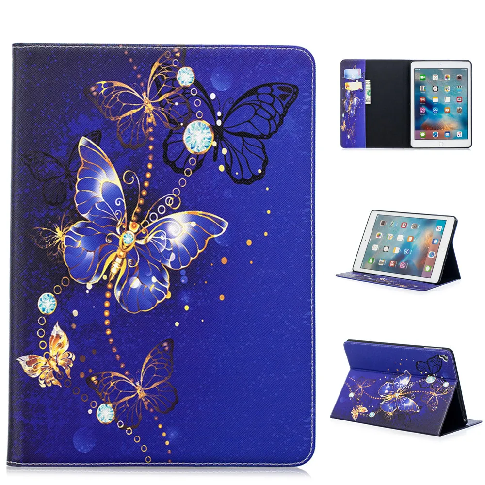 Смарт чехол для iPad 10 2 2020 фиолетовый синий бабочка 2017 2018 9 7 Air 1 Pro 11 5 Mini 12345 234