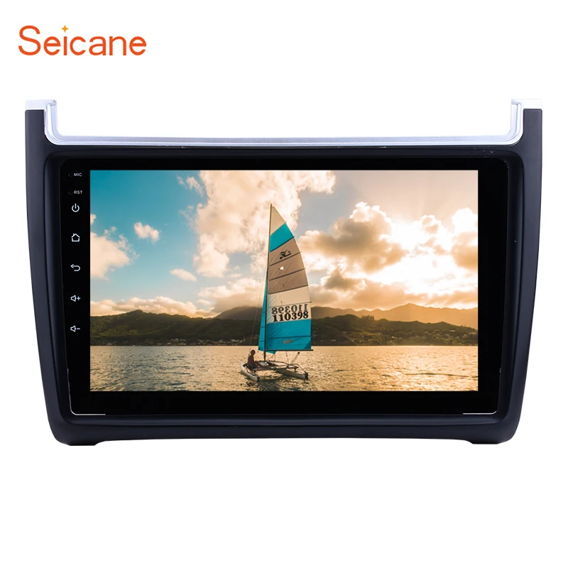 Seicane Android 8,1/9,0 9 дюймов 2DIN gps Автомагнитола для 2012 2013- Фольксваген Поло сенсорный мультимедийный плеер головное устройство