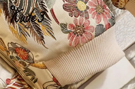 Японская вышивка мужская куртка пальто человек хип хоп Уличная Мужская бомбер 2019