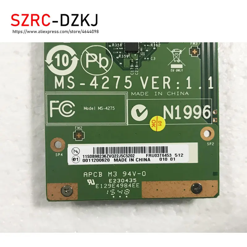 / Lenovo M92z M93z 34 - 03T6453 MS-4275