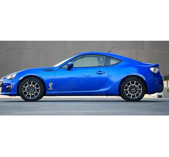 Автомобиля Хром Металл Герба Знак Супер Змея Кобра 3D Логотип Левый + Правый