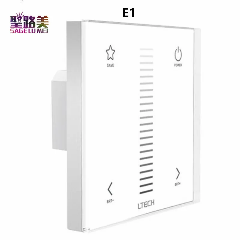 E1/E1S/E2/E3/E3S DC12-24V РФ 2 4 GHZ приглушить/КТ/RGB настенный светодиодный переключатель