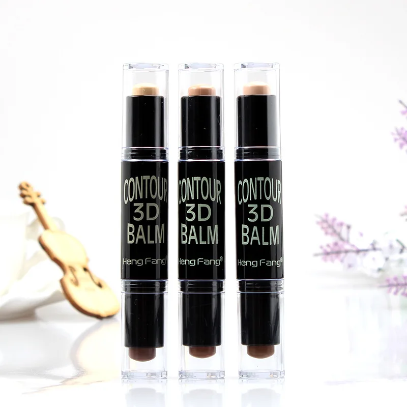 Горячая Распродажа двухсторонний 2 in1 Контурный карандаш для макияжа кремово