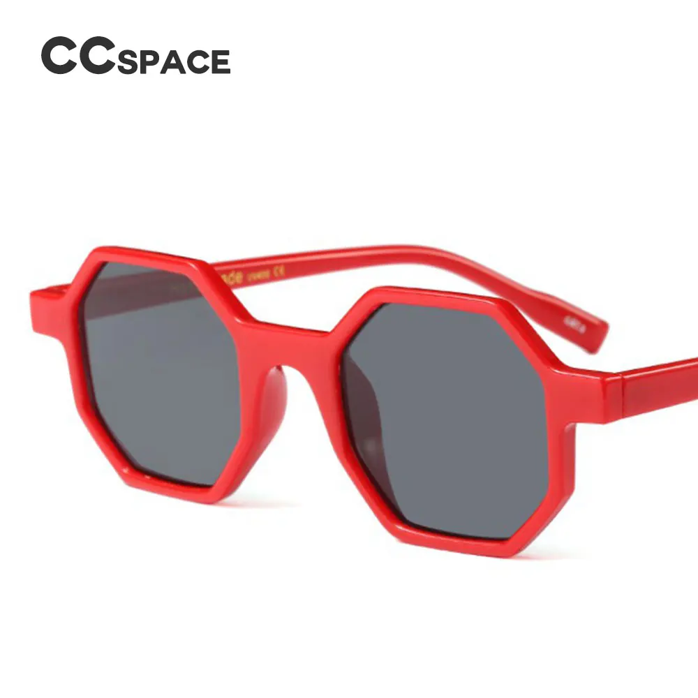 CCSPACE, полигон, Samll, оправа, солнцезащитные очки для мужчин и женщин, восьмиугольные, Брендовые очки, дизайнерские, модные, мужские, женские, оттенки 45424