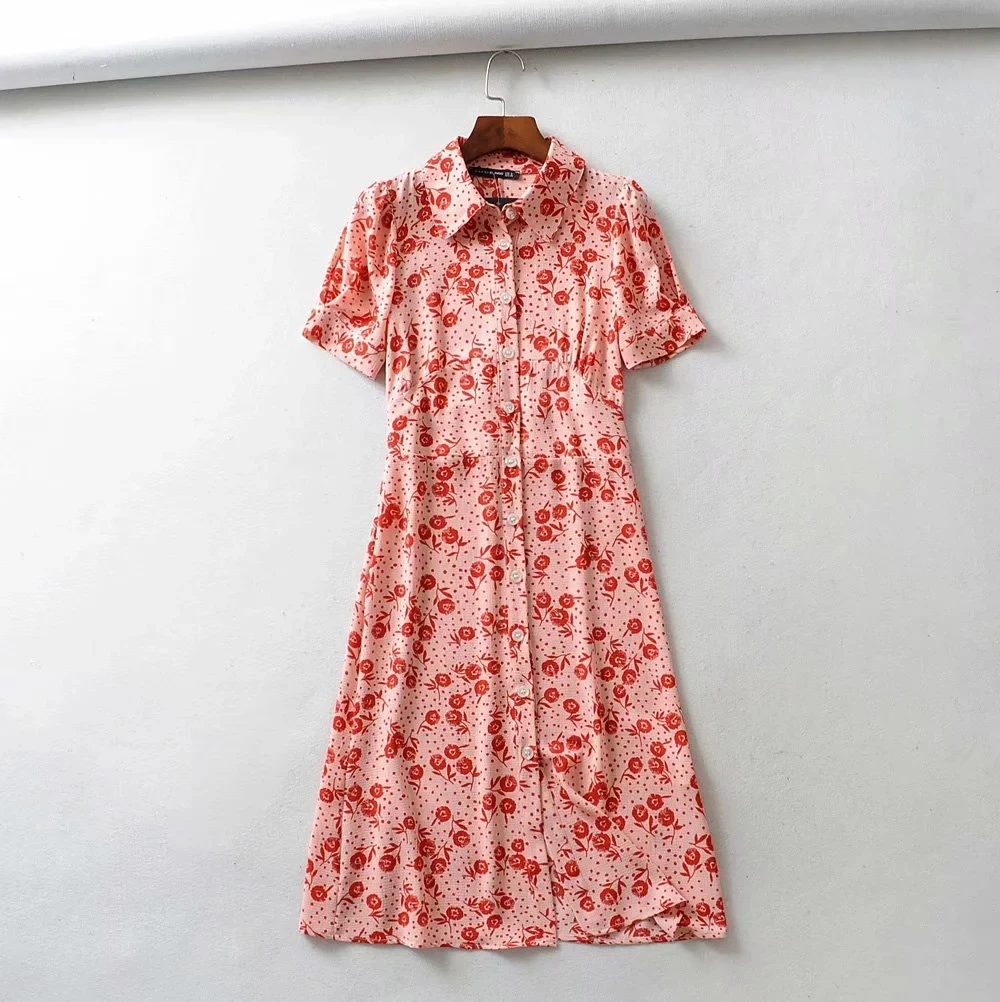 2019 Винтаж boho цветочное пляжное платье для женщин короткий рукав элегантный