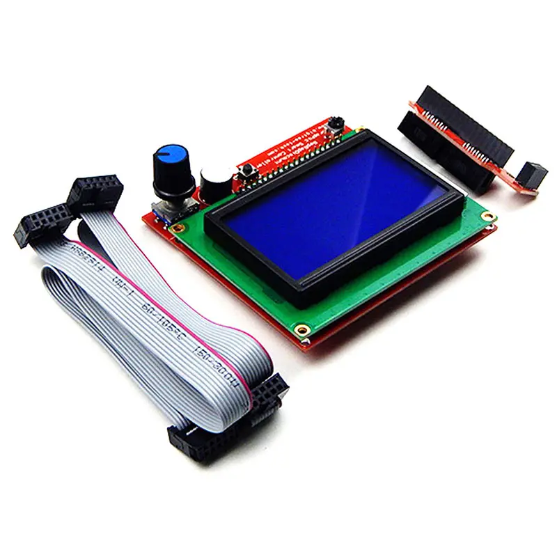 Новый ЖК дисплей 12864 умный контроллер адаптер для 3D RAMPS 1 4 Prusa Mendel DOM668|Детали и