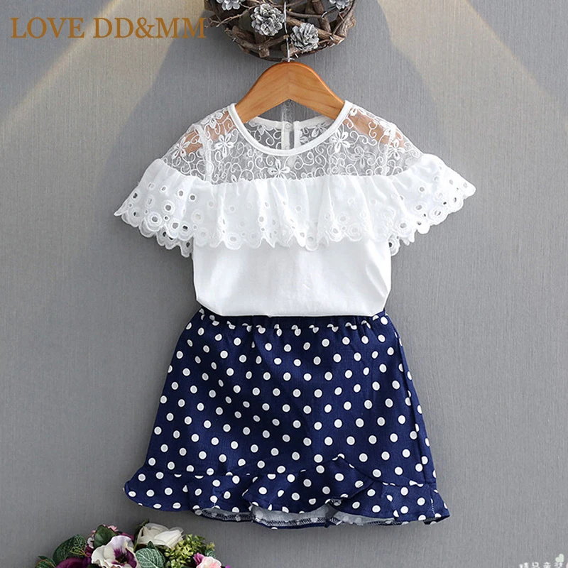 Комплекты одежды для девочек LOVE DD & MM лето 2020 новые модные милые кружевные