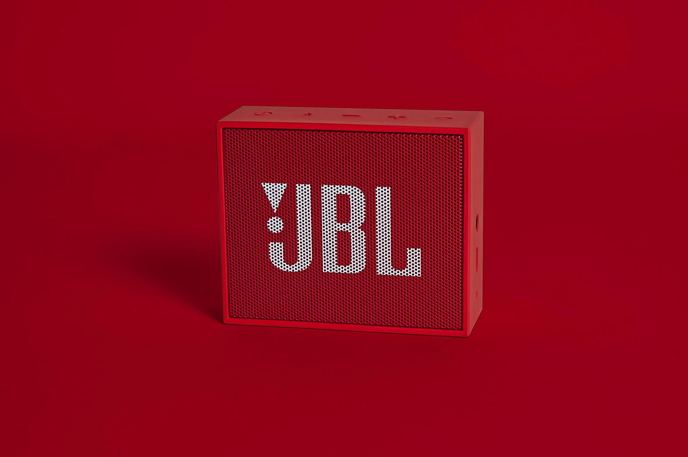 Красный JBL GO music BRIC беспроводной Bluetooth динамик открытый портативный мини колонки Bluetooth аудио сабвуфер - Цвет: Красный
