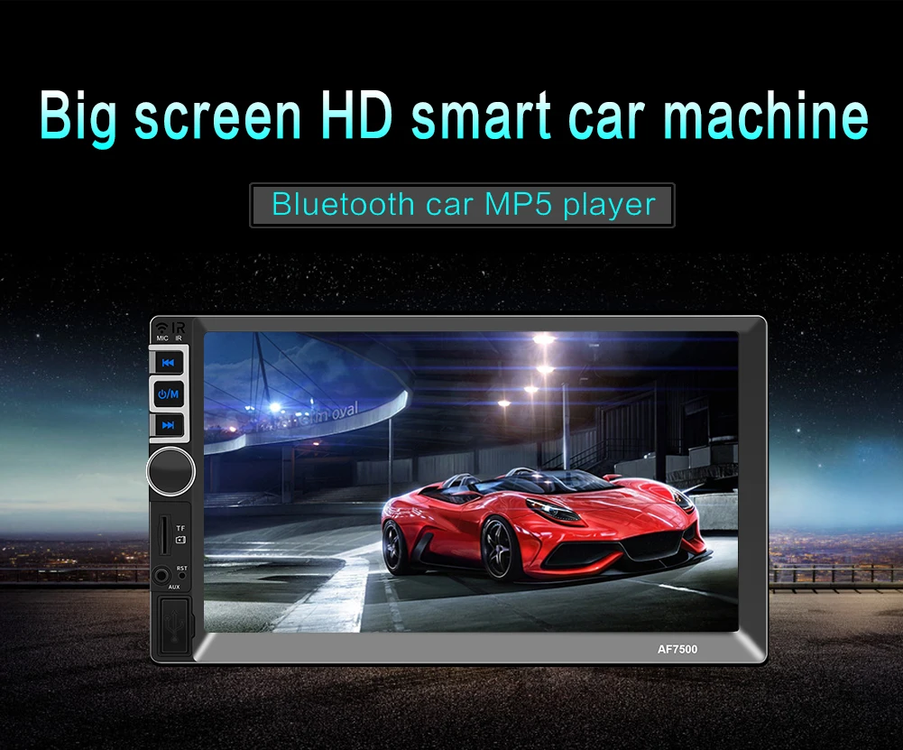 Автомагнитола Autoestereo, 7 дюймов, 2din, автомагнитола Estereo De Auto Con Pantalla, Bluetooth, зеркальное соединение, автомагнитола, Автомобильный мультимедийный MP5 стерео