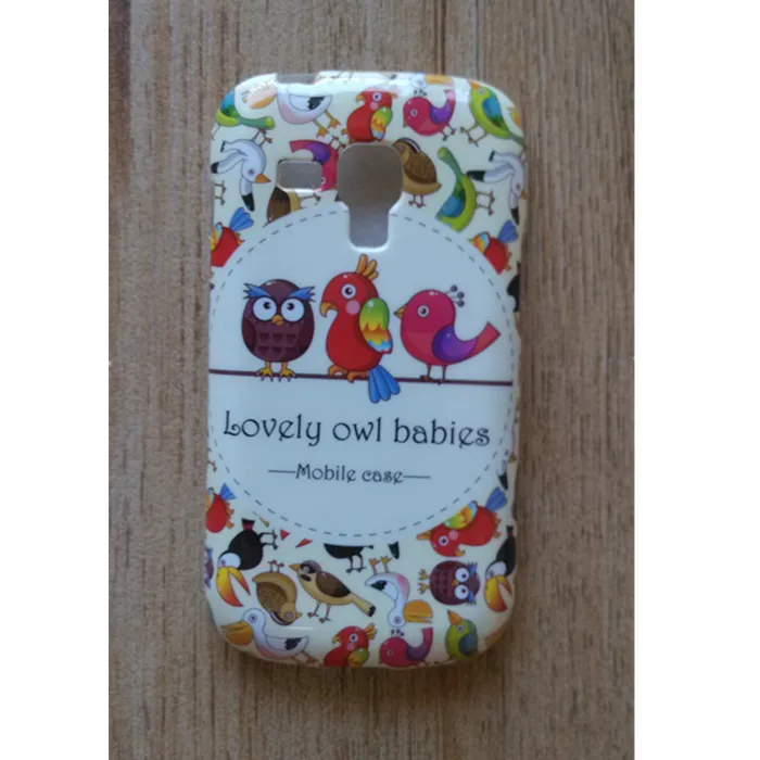 Чехол-накладка для Samsung Galaxy S7562 из ТПУ прозрачный с рисунком милой совы | Мобильные