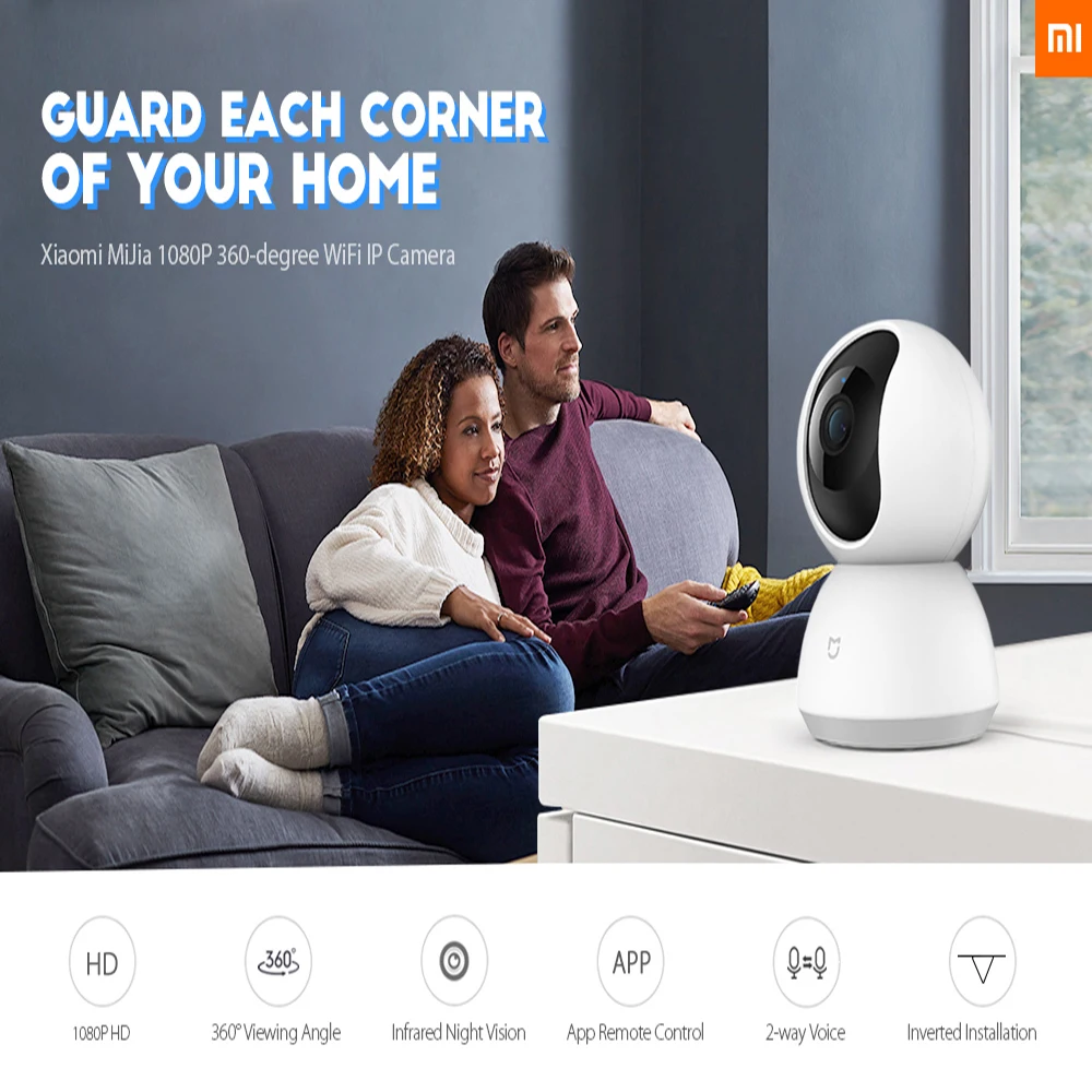 Mijia MJSXJ02CM WiFi IP камера 1080P HD 360 градусов домашняя панорамная ночного видения