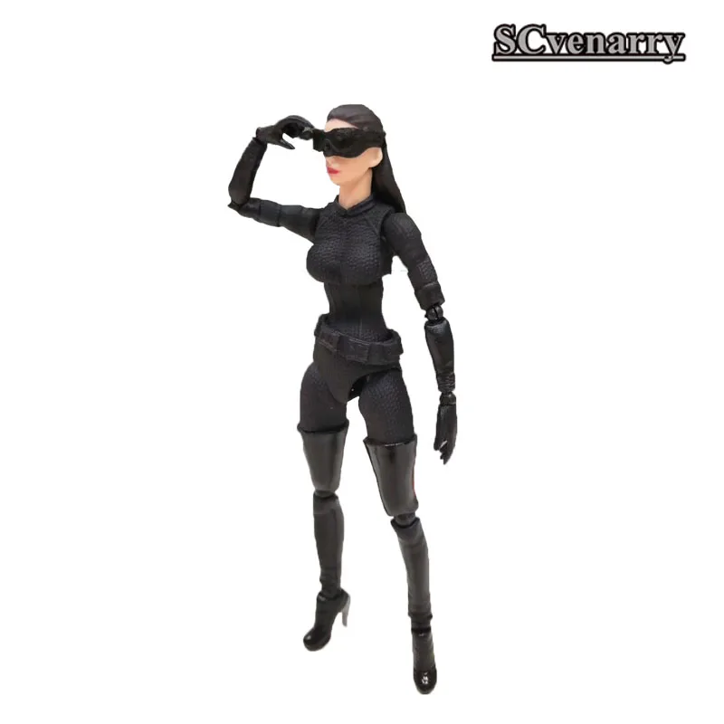 Mafex no.009 Темный рыцарь Трилогия Catwoman Селина Кайл фигурку DC Comics ПВХ Коллекционная