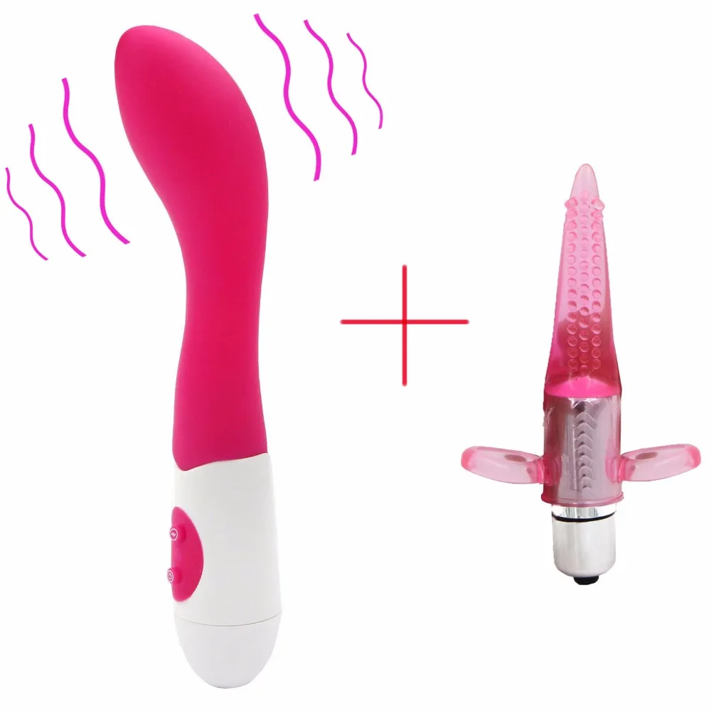 YEMA 2 шт./компл. 30 фаллоимитатор скоростной вибратор и язычок палец G spot Clitoral