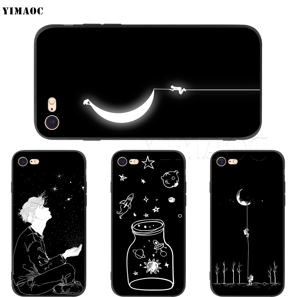 Мягкий силиконовый чехол YIMAOC для iPhone 11 Pro XS Max XR X 8 7 6 6S Plus 5 | Мобильные телефоны и