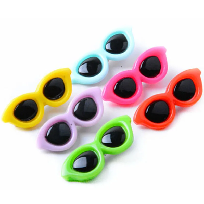 

30pcs/lot Pet Dog Cat hair clip hairpin Doggy Puppy sunglasses hair ornaments pet teddy hair bows grooming accessories CW-80134