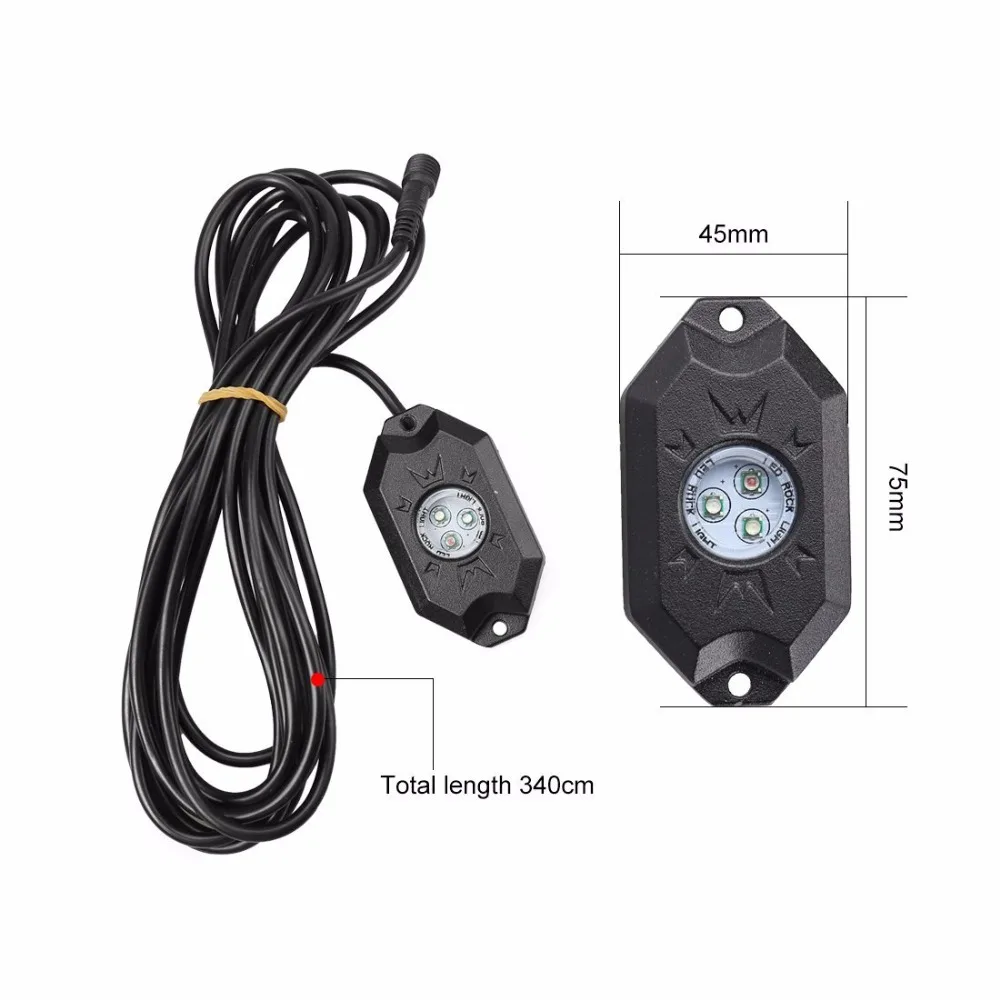 Marloo Автомобильная 32 дюймосветодиодный Светодиодная панель светильник + RGB LED Rock s