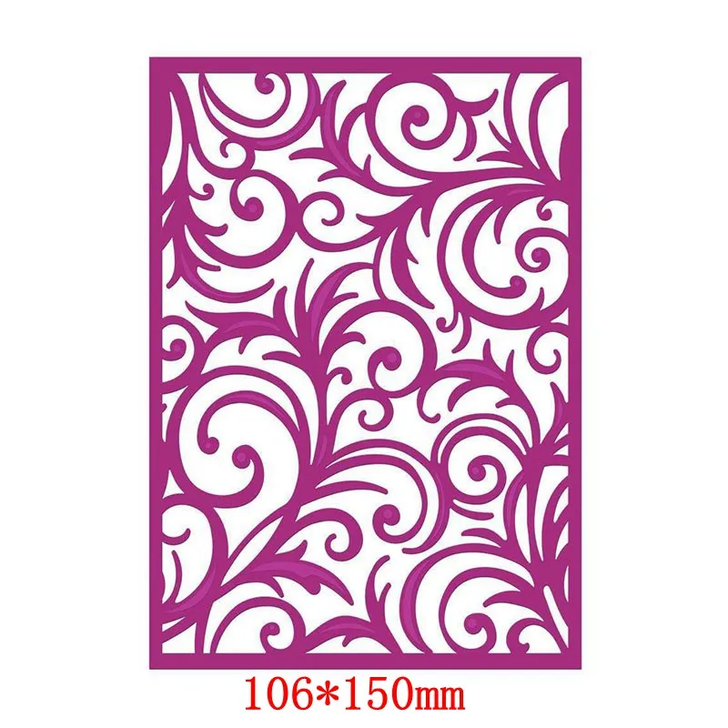 

Huge Swirls Cover-up Frame Metal Cutting Dies Stencils for DIY Scrapbooking Photo Album Decorative Embossing Paper Crafts Die Cu