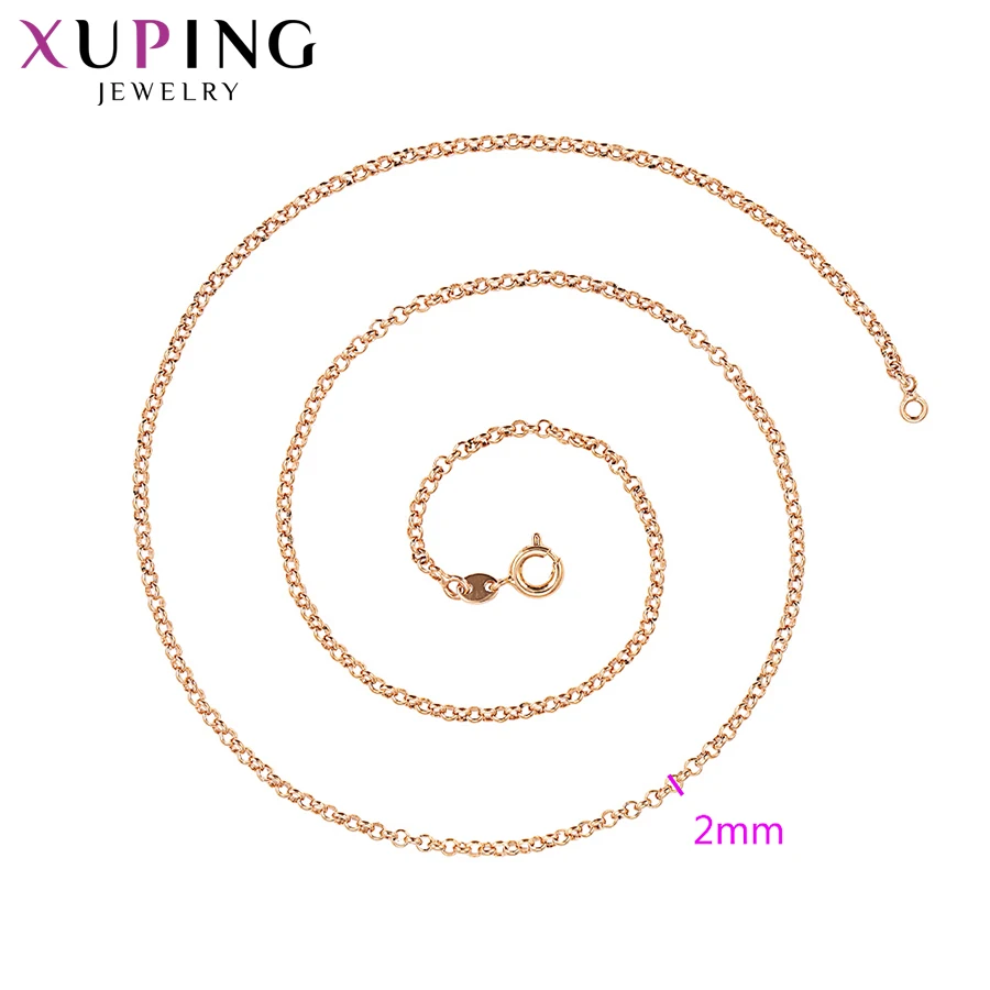 Xuping Новое поступление позолоченные цепи ожерелье для женщин ювелирные изделия подарки с высоким качеством S105.9-45439