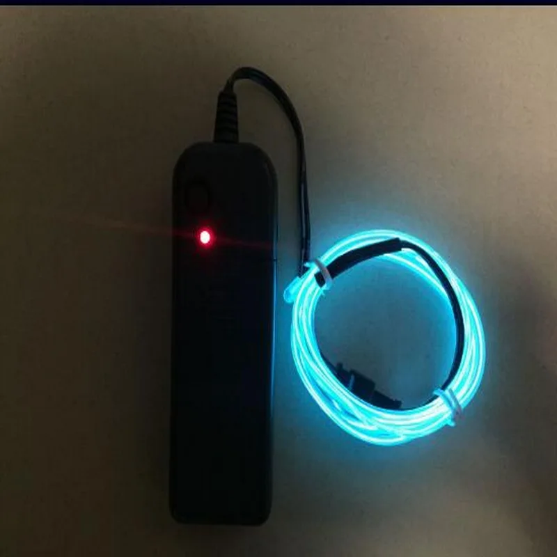 Авто прикуриватели Plug Панель Gap неоновая лампа красные полосы сине белые